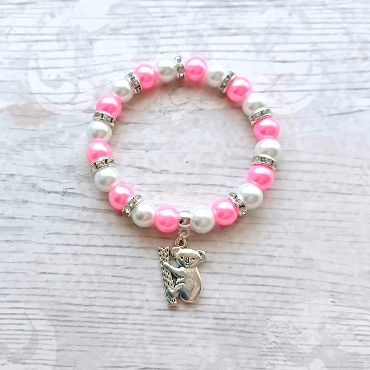 Koala bear bracelet, animal lover gift, Australia jewellery, Australian present, gift for her