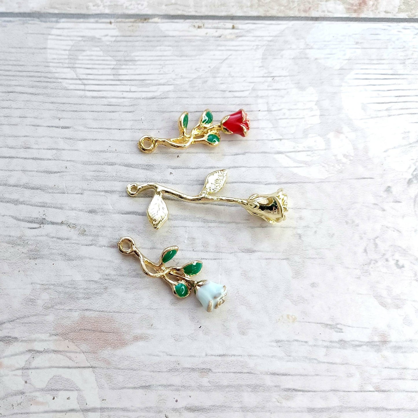 Rose necklace, personalised initial jewellery, valentines day gift, anniversary present, flower girl wedding jewellery, gifts for wife