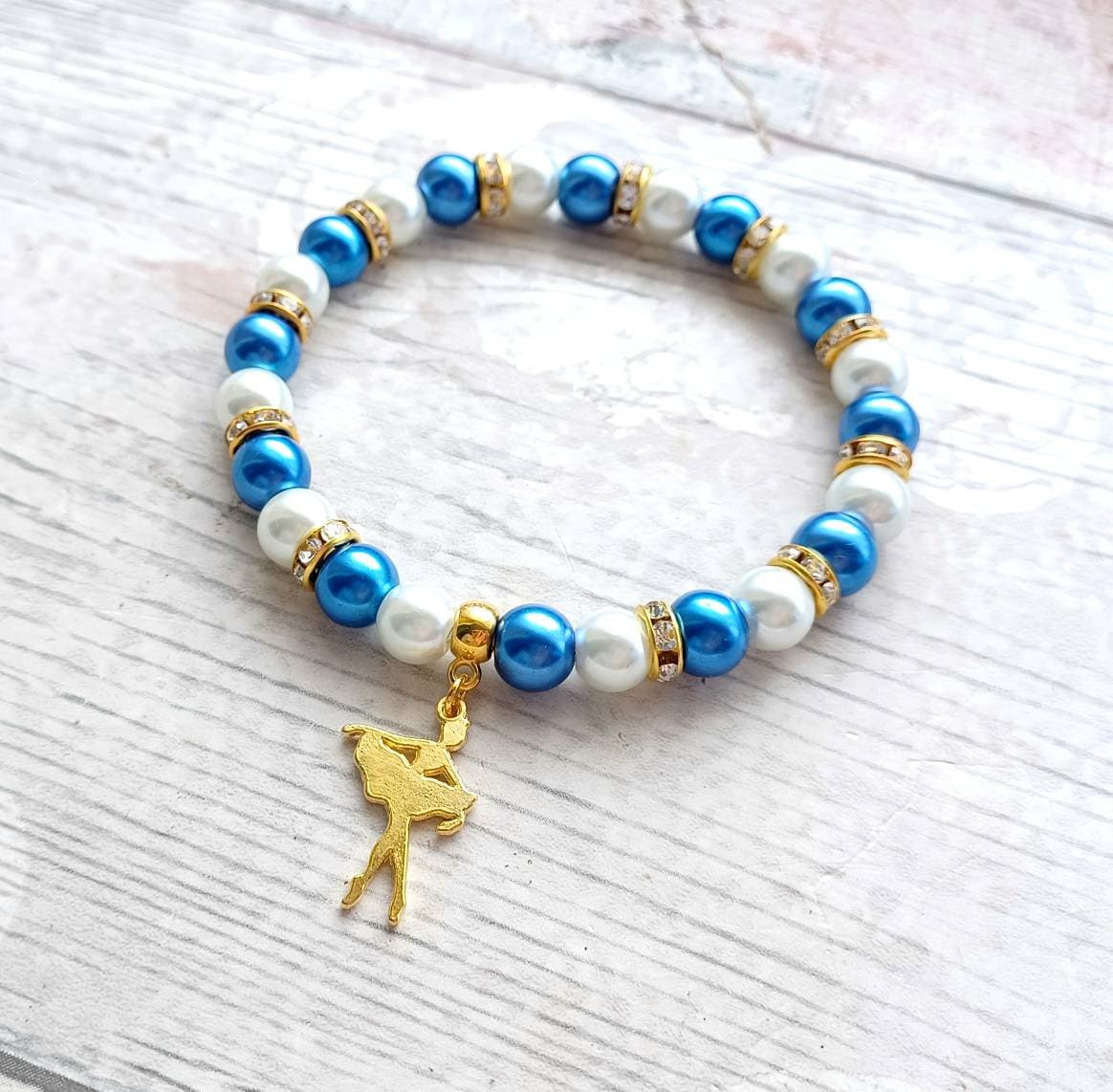 Ballerina bracelet, ballet jewellery, dancing present, gifts for dancer teacher, dance recital