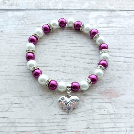 Mum bracelet, mummy jewellery, mother's day gift, present for mom