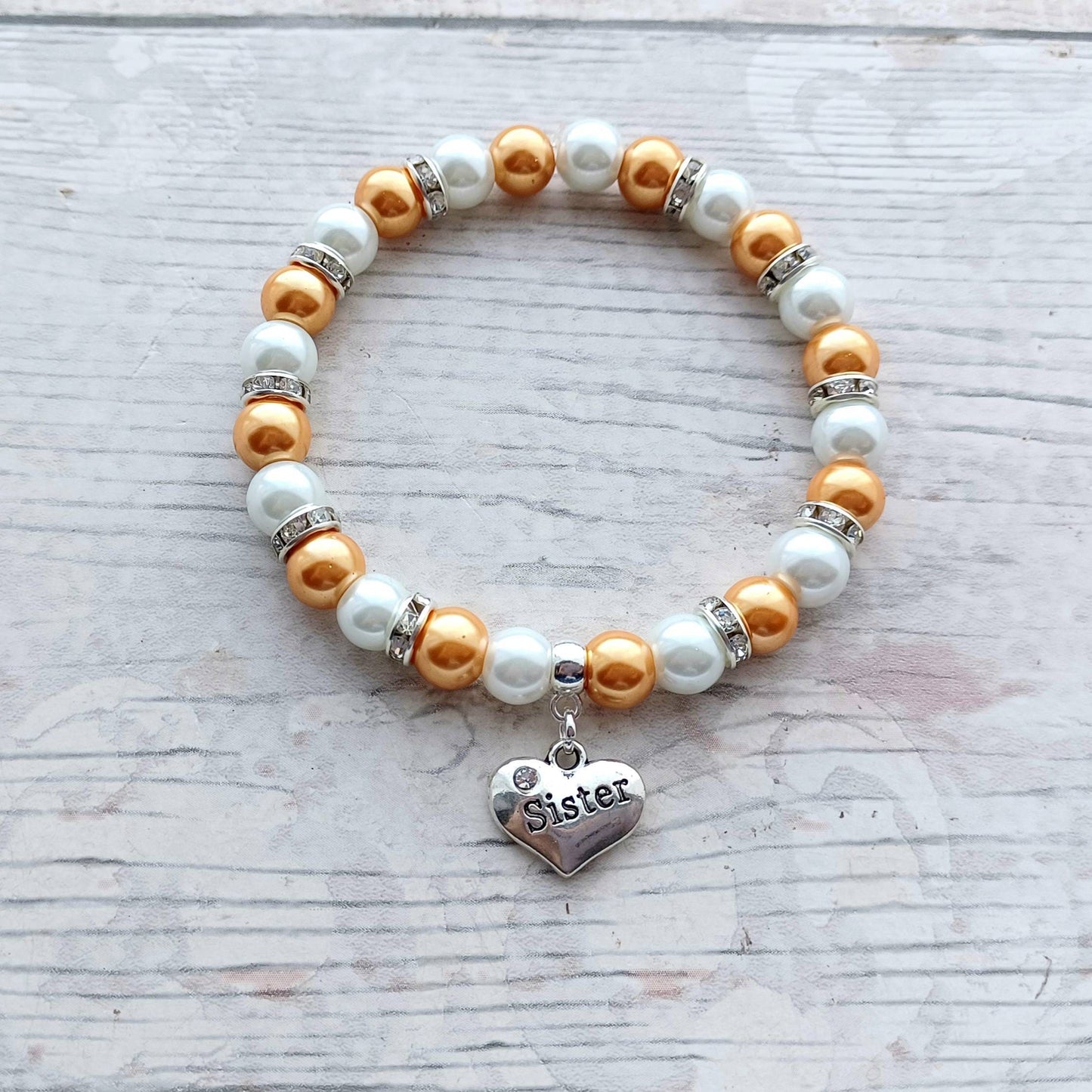 Sister bracelet, big sister jewellery, partners in crime, little sister gift, new baby present