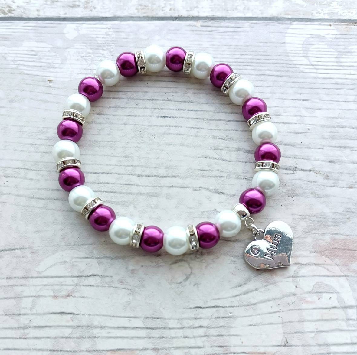 Mum bracelet, mummy jewellery, mother's day gift, present for mom