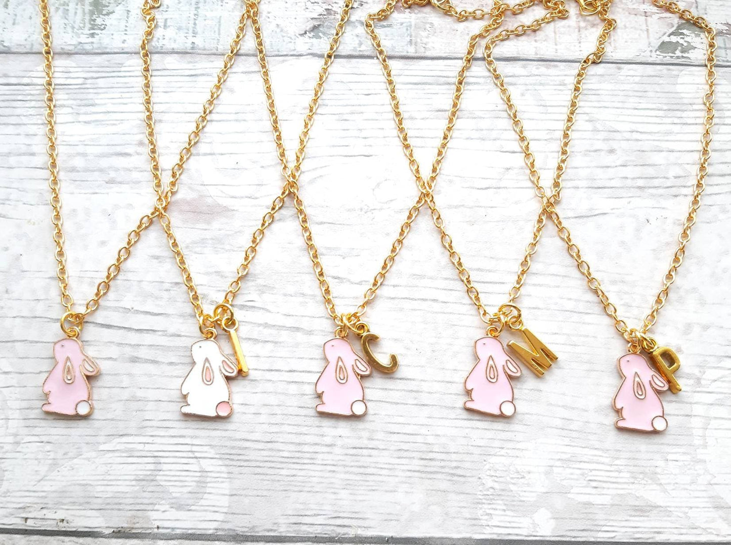 Rabbit necklace, easter jewellery, bunny necklace, easter bunny gift, animal lover present, cute gifts for girls