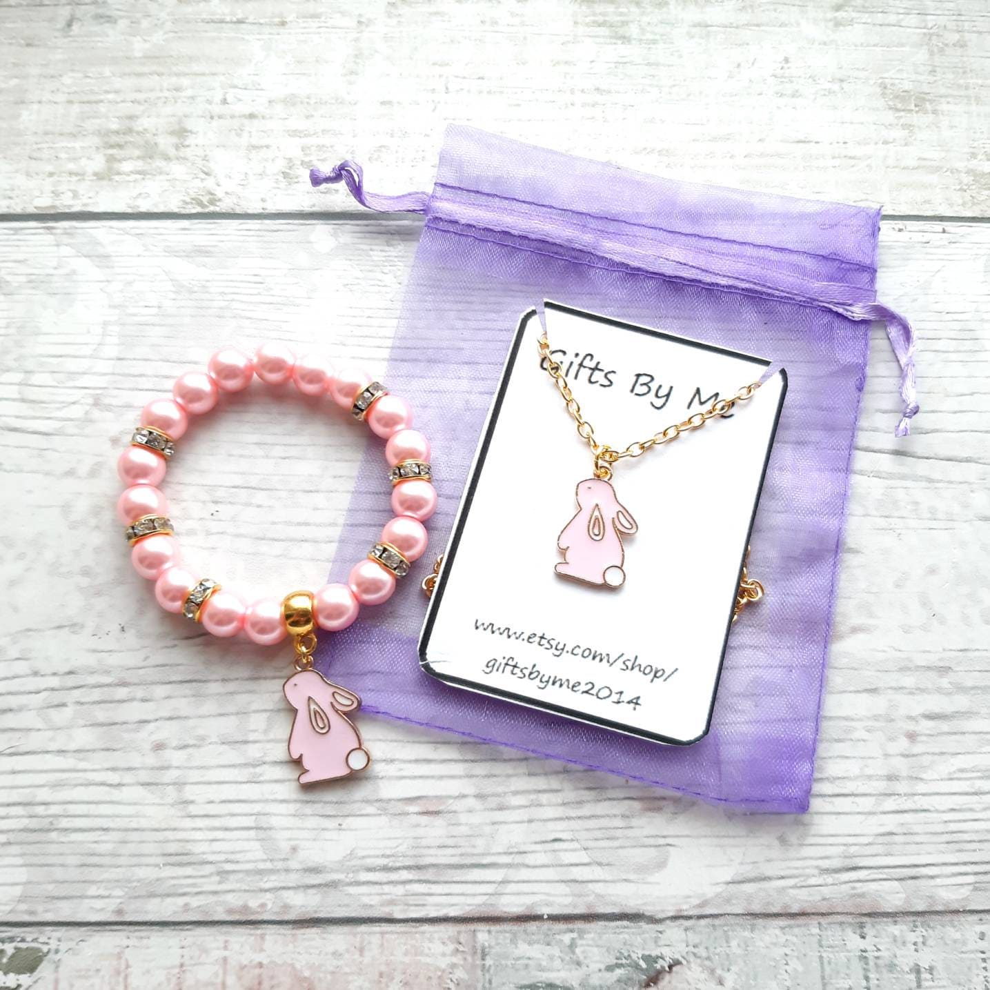 Rabbit bracelet, easter jewellery, bunny bracelet, easter bunny gift, animal lover present, gifts for girls