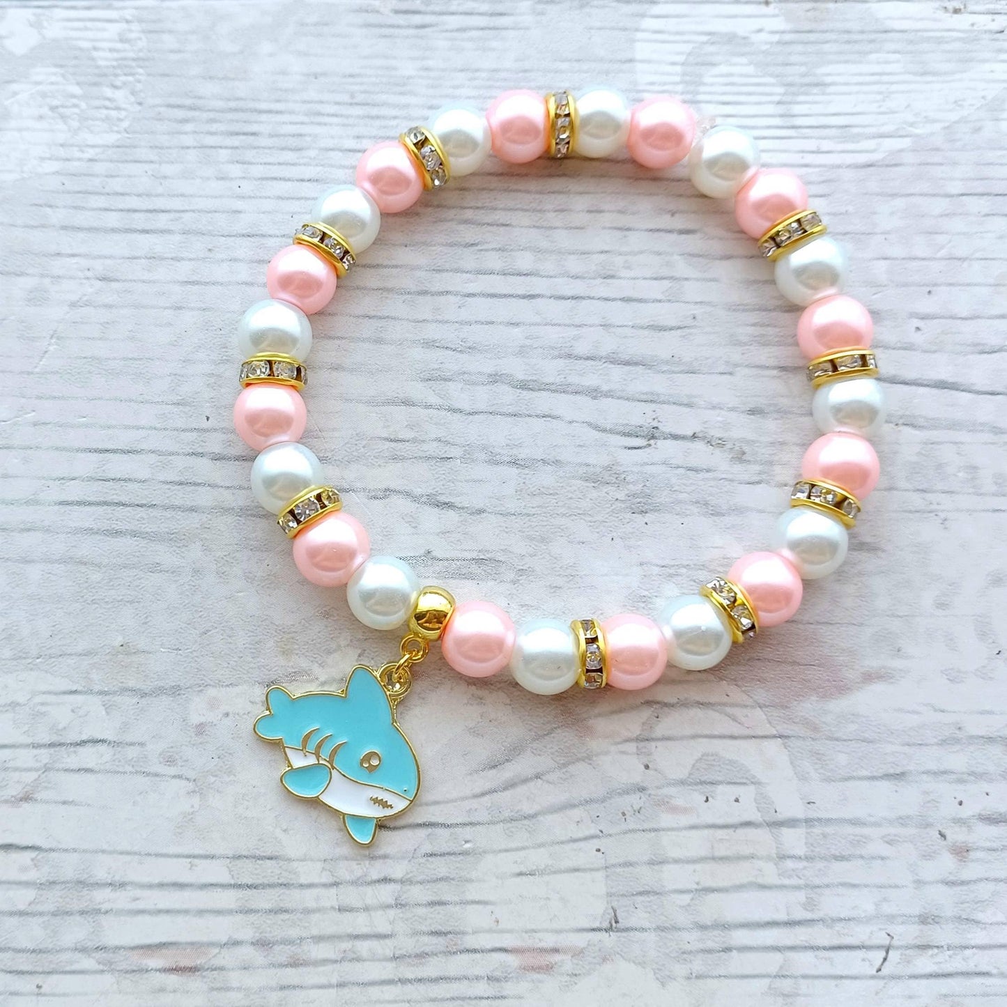 Shark bracelet, ocean jewellery, nautical present, gift for surfer, under the sea, animal lover, beach bracelet