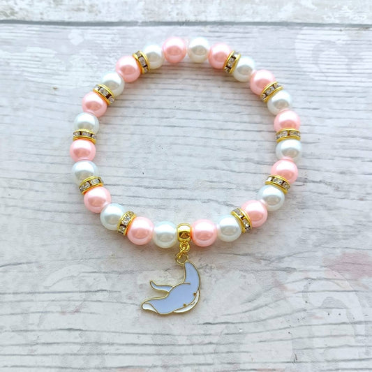 Stingray bracelet, ocean jewellery, nautical present, gift for diver, under the sea, animal lover, beach bracelet