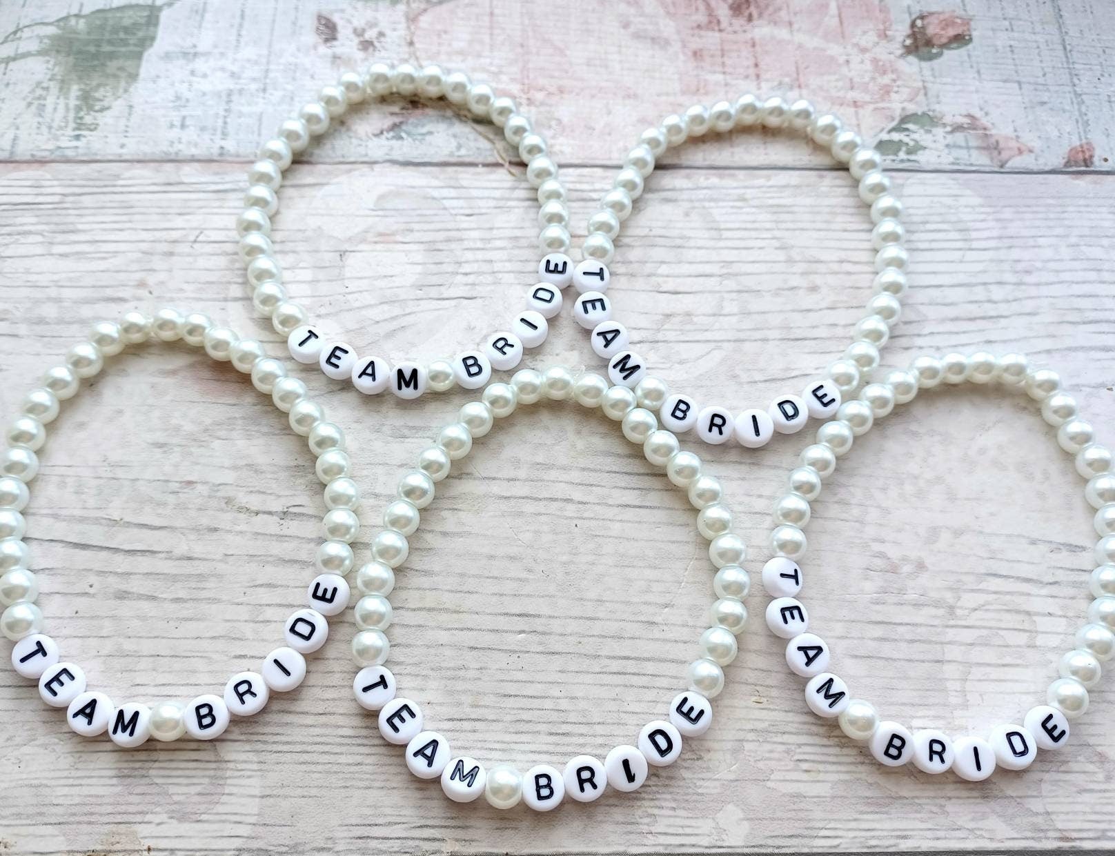 Team bride bracelet, bacherlorette bag filler, bride tribe favour, hen do jewellery, hen party jewelry, bride to be gift bags, hen night