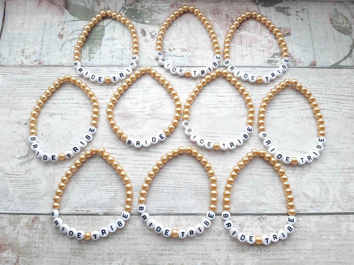 Bride tribe bracelet, bacherlorette bag filler, team bride favour, hen do jewellery, hen party jewelry, bride to be gift bags, hen night
