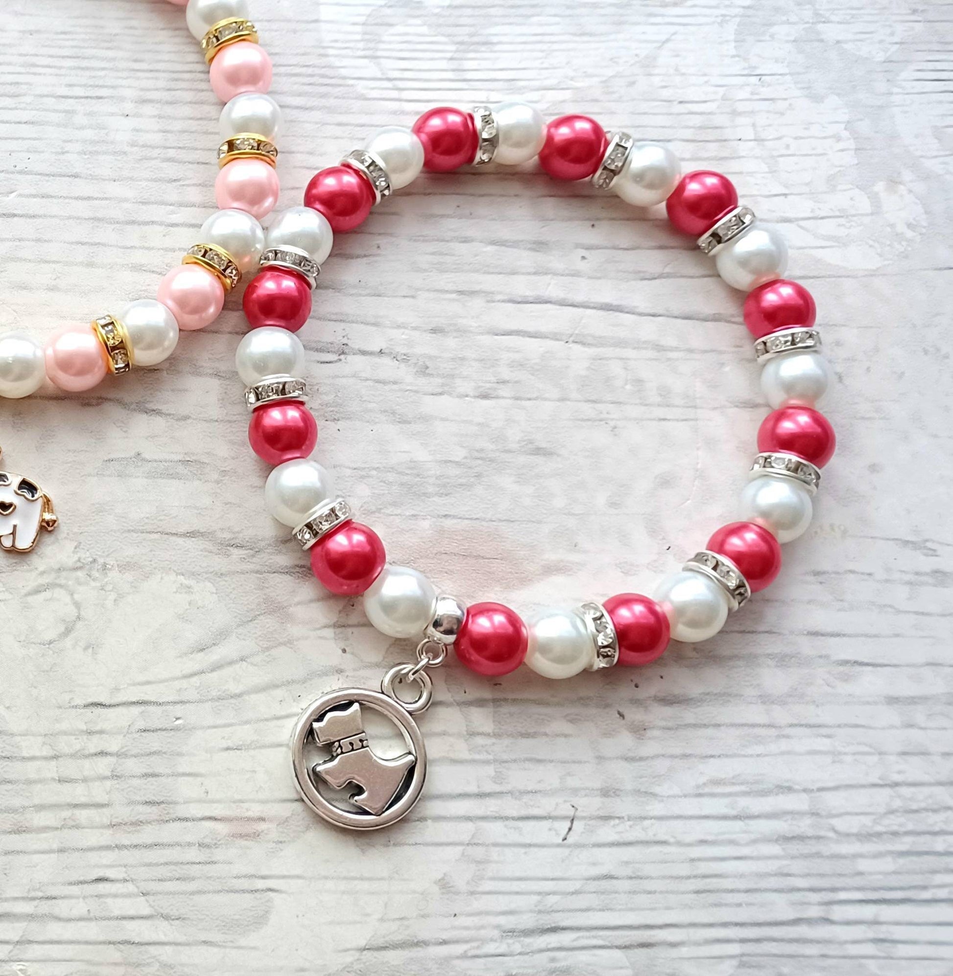 Scottie dog bracelet, scottish terrier jewellery, furry pet lover, gift for doggy mum, memorial present