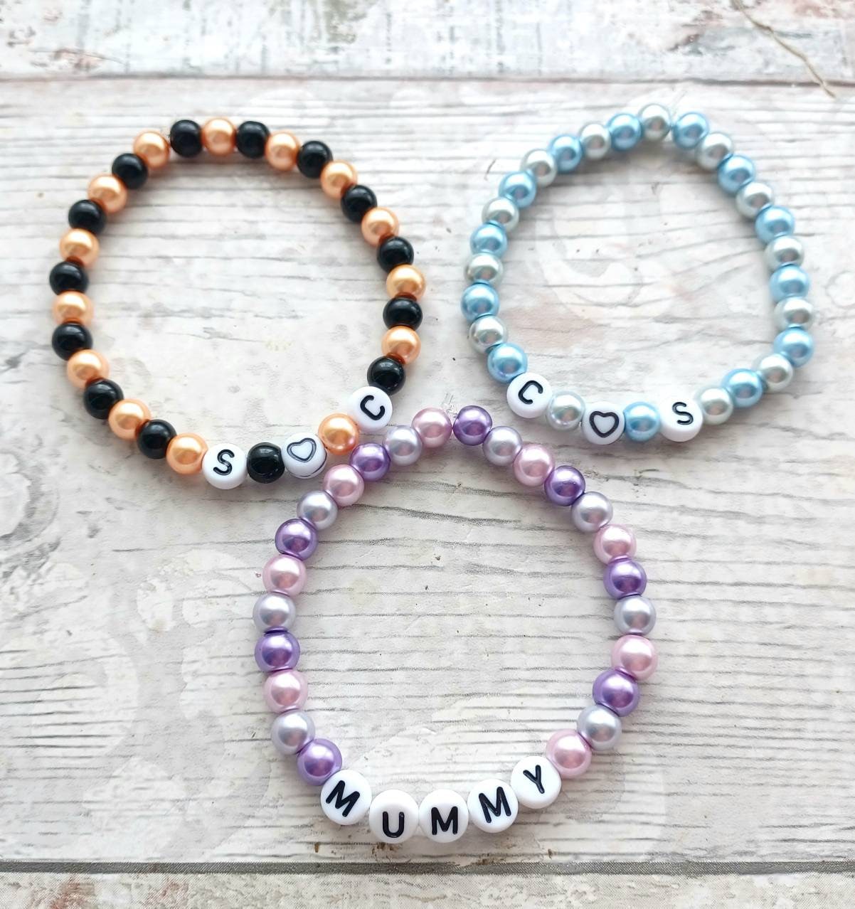 name bracelet, personalised kids jewellery, wedding jewelry, thankyou present, flowergirl bracelet, gifts for girls