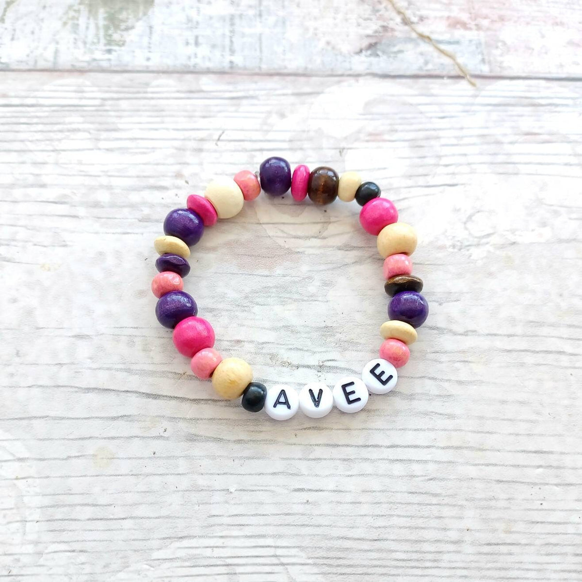 name bracelet, personalised kids jewellery, wedding jewelry, thankyou present, flowergirl bracelet, gifts for girls