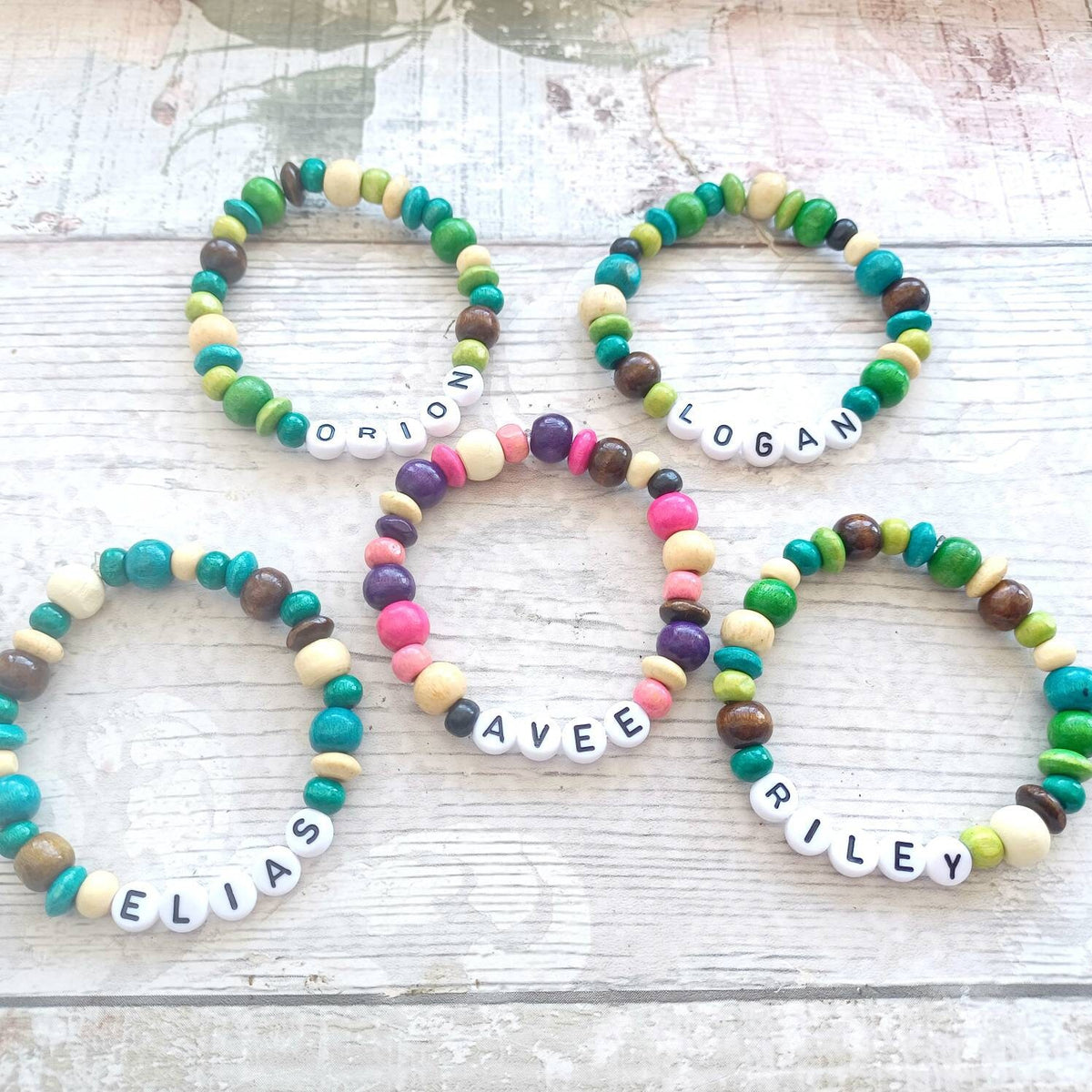 name bracelet, personalised kids jewellery, wedding jewelry, thankyou present, flowergirl bracelet, gifts for girls