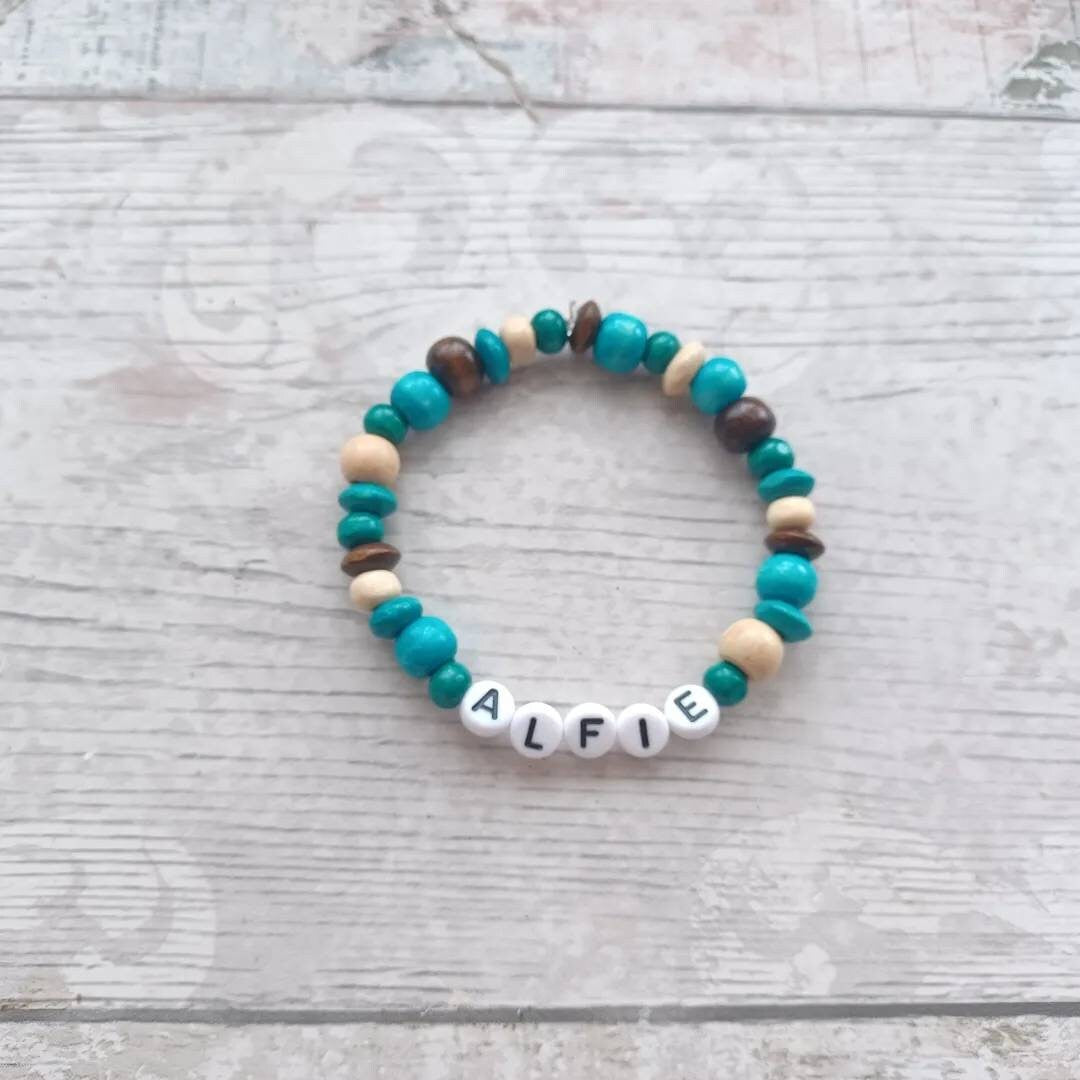 name bracelet, personalised kids jewellery, wedding jewelry, thankyou present, flowergirl bracelet, gifts for girls