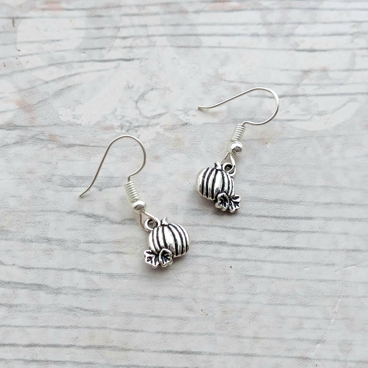 Pumpkin earrings, autumn jewellery, fall jewelry, halloween jewellery, cute quirky gift