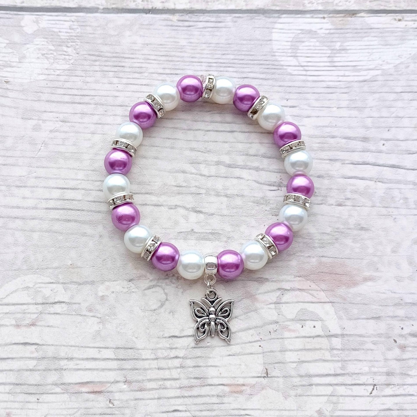 Butterfly bracelet, insect jewellery, nature lover, cute gifts for girls, bug present, small animal jewellery