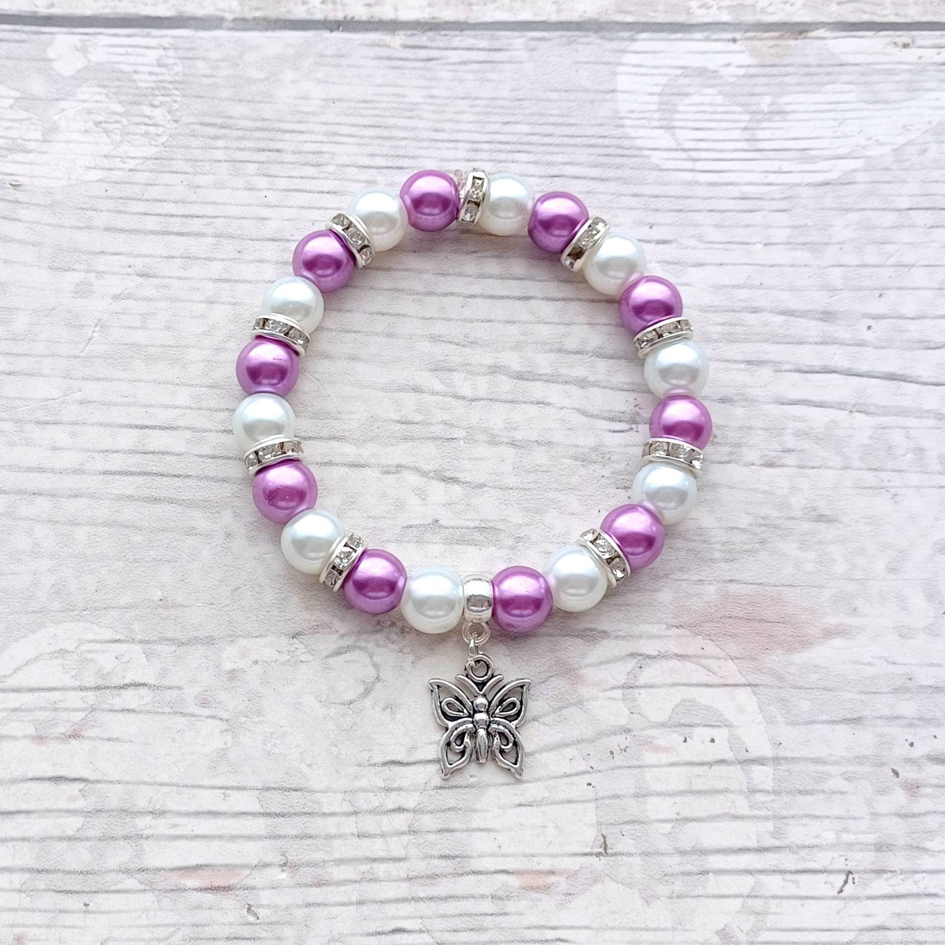 Butterfly bracelet, insect jewellery, nature lover, cute gifts for girls, bug present, small animal jewellery