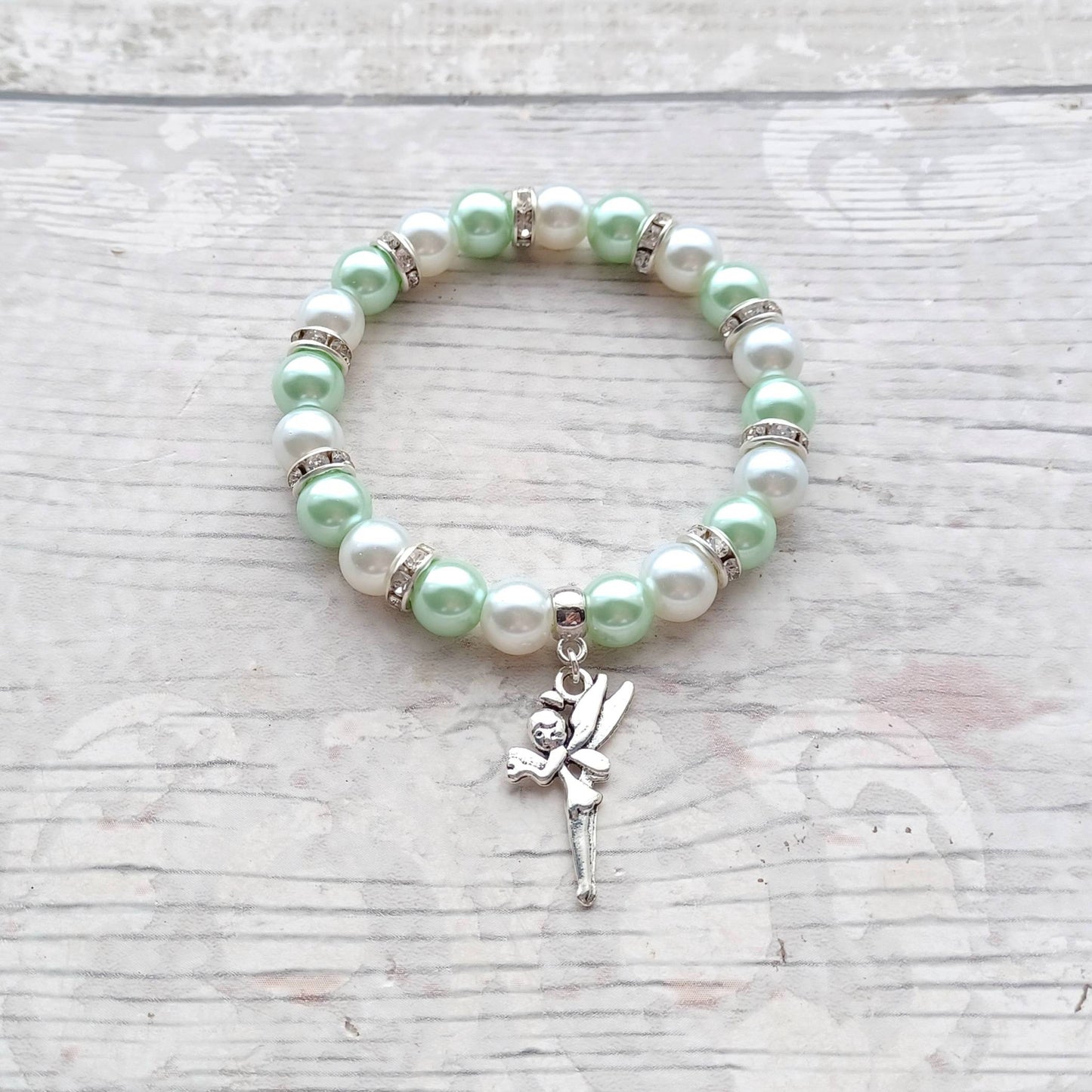 Fairy charm bracelet, pixie jewellery, fairytale jewelry, gifts for girls, fairytale bracelet, beaded jewellery, stocking filler
