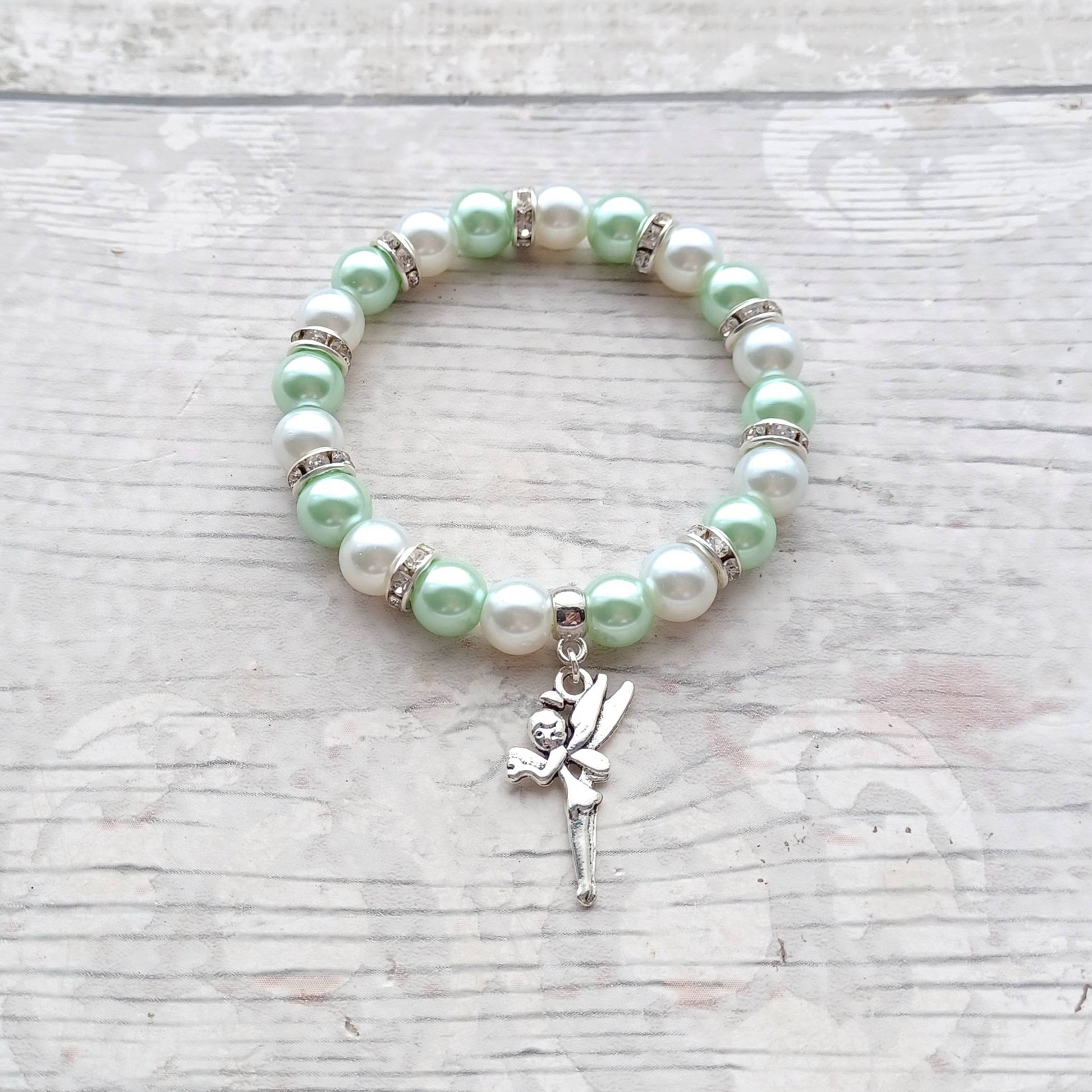 Fairy charm bracelet, pixie jewellery, fairytale jewelry, gifts for girls, fairytale bracelet, beaded jewellery, stocking filler