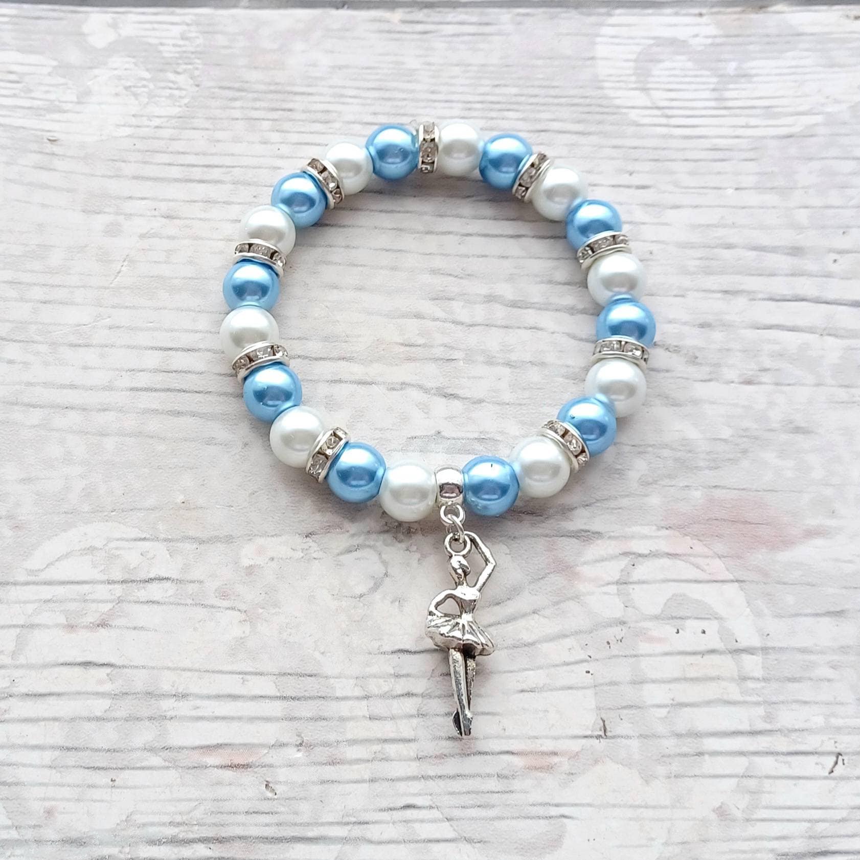 Ballerina bracelet, dancer jewellery, dance jewelry, ballet present, friendship bracelet