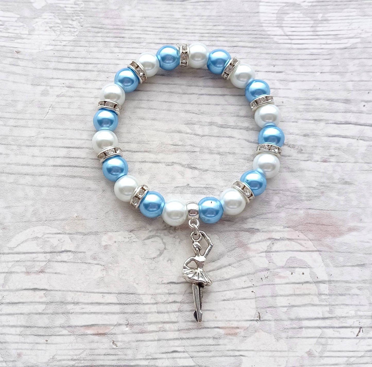 Ballerina bracelet, dancer jewellery, dance jewelry, ballet present, friendship bracelet