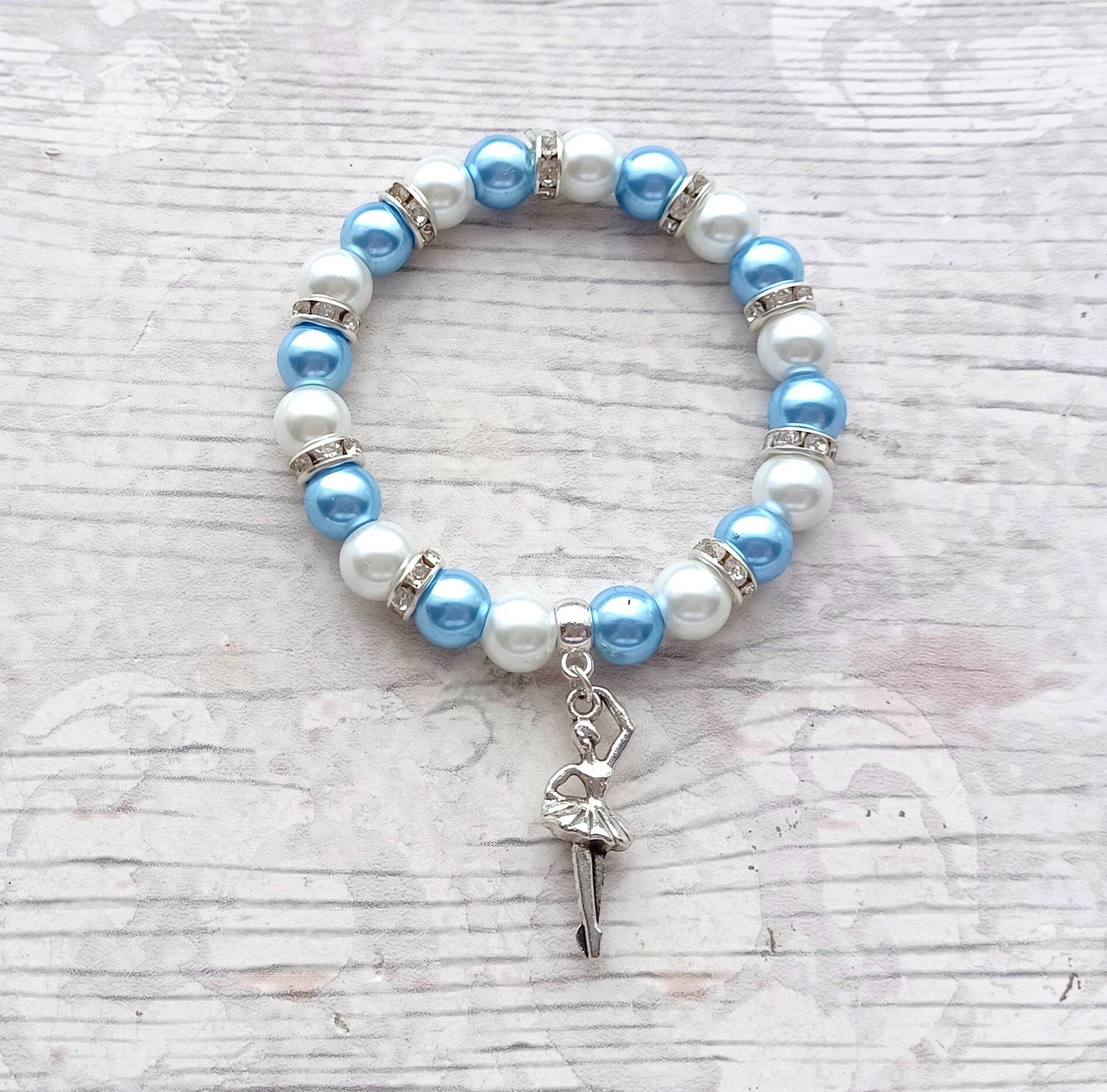 Ballerina bracelet, dancer jewellery, dance jewelry, ballet present, friendship bracelet
