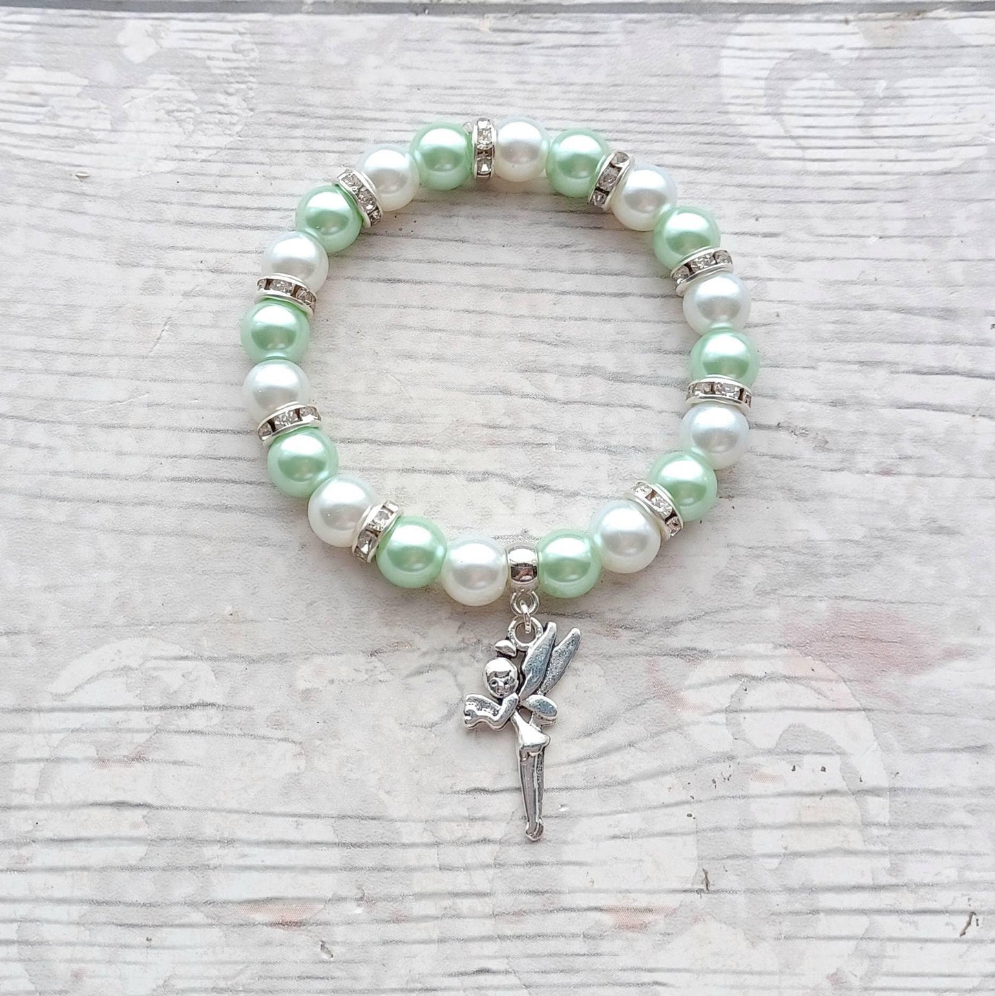 Fairy charm bracelet, pixie jewellery, fairytale jewelry, gifts for girls, fairytale bracelet, beaded jewellery, stocking filler