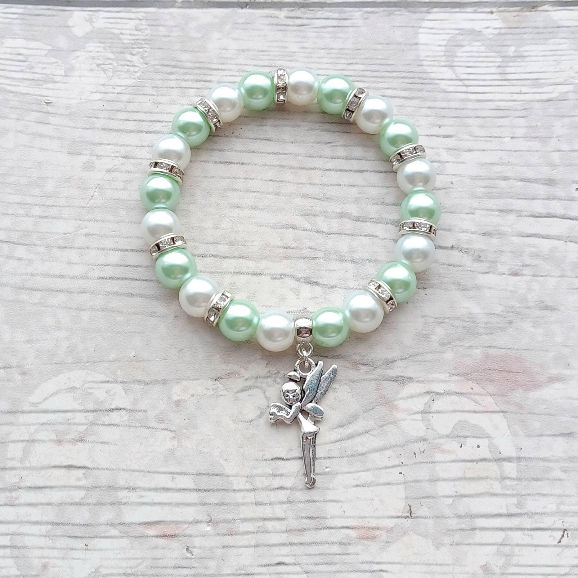 Fairy charm bracelet, pixie jewellery, fairytale jewelry, gifts for girls, fairytale bracelet, beaded jewellery, stocking filler
