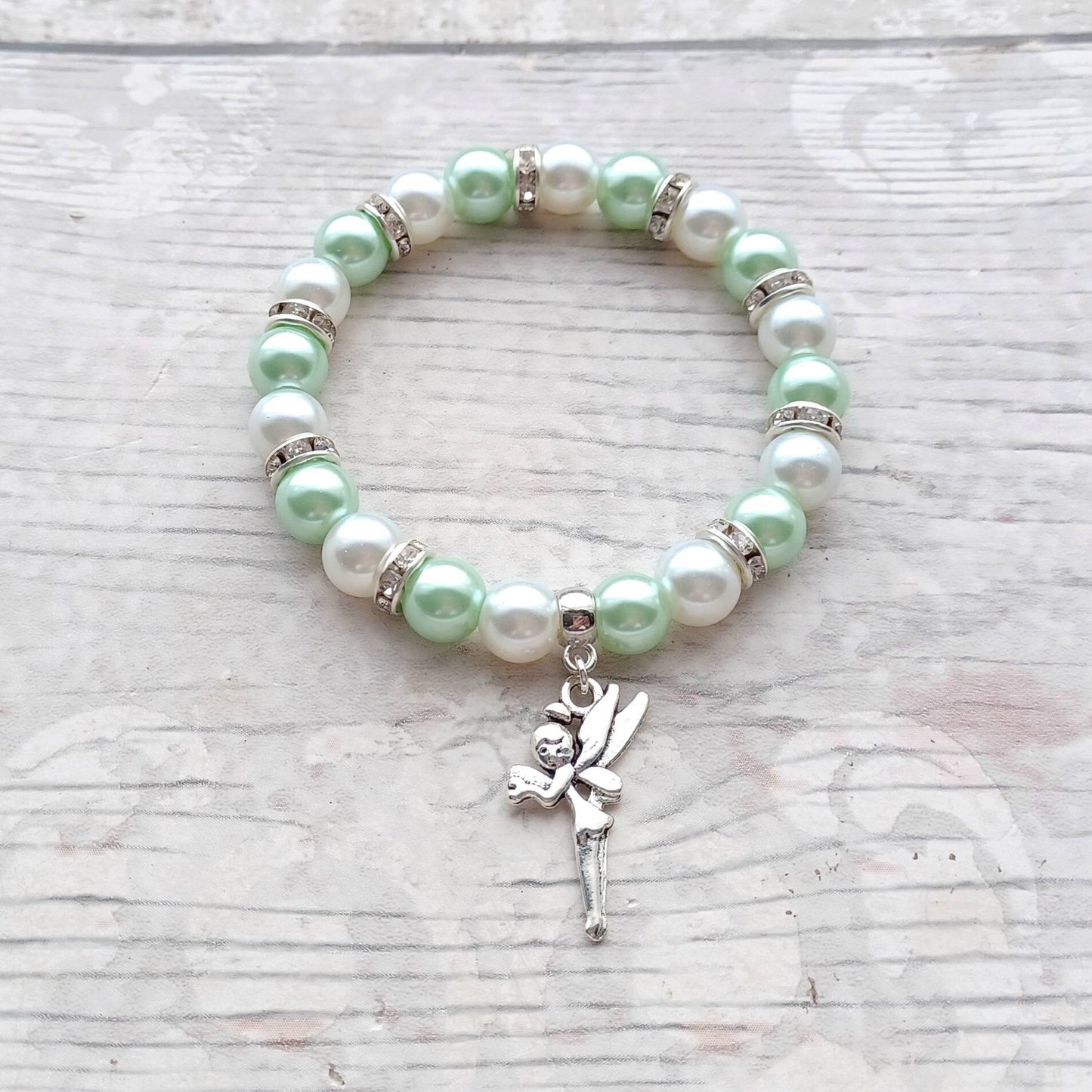 Fairy charm bracelet, pixie jewellery, fairytale jewelry, gifts for girls, fairytale bracelet, beaded jewellery, stocking filler