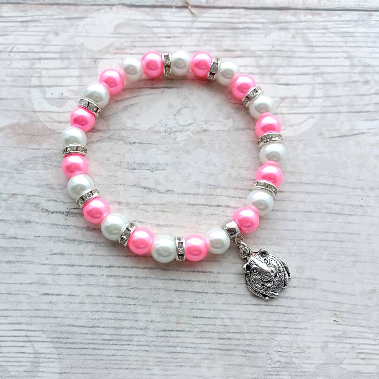 Guinea pig bracelet, pet jewellery, pig accessory, hamster bracelet, animal jewellery, cute gifts for girls, memorial present