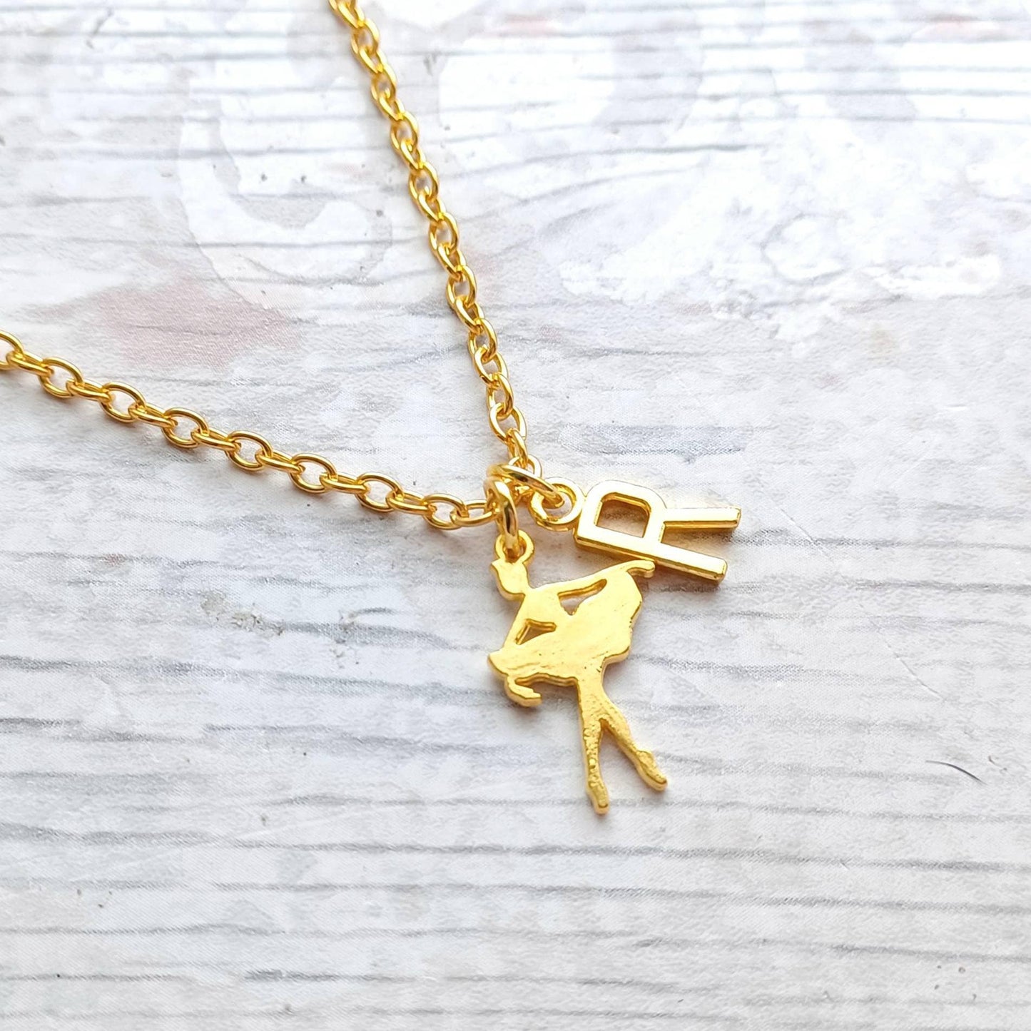 Ballerina necklace, ballet dancer jewelry, dance lover, personalised necklace, dance recital jewellery, gifts for girls, dancing present