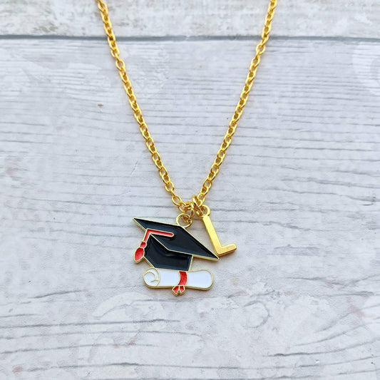 Graduation cap necklace, graduate jewellery