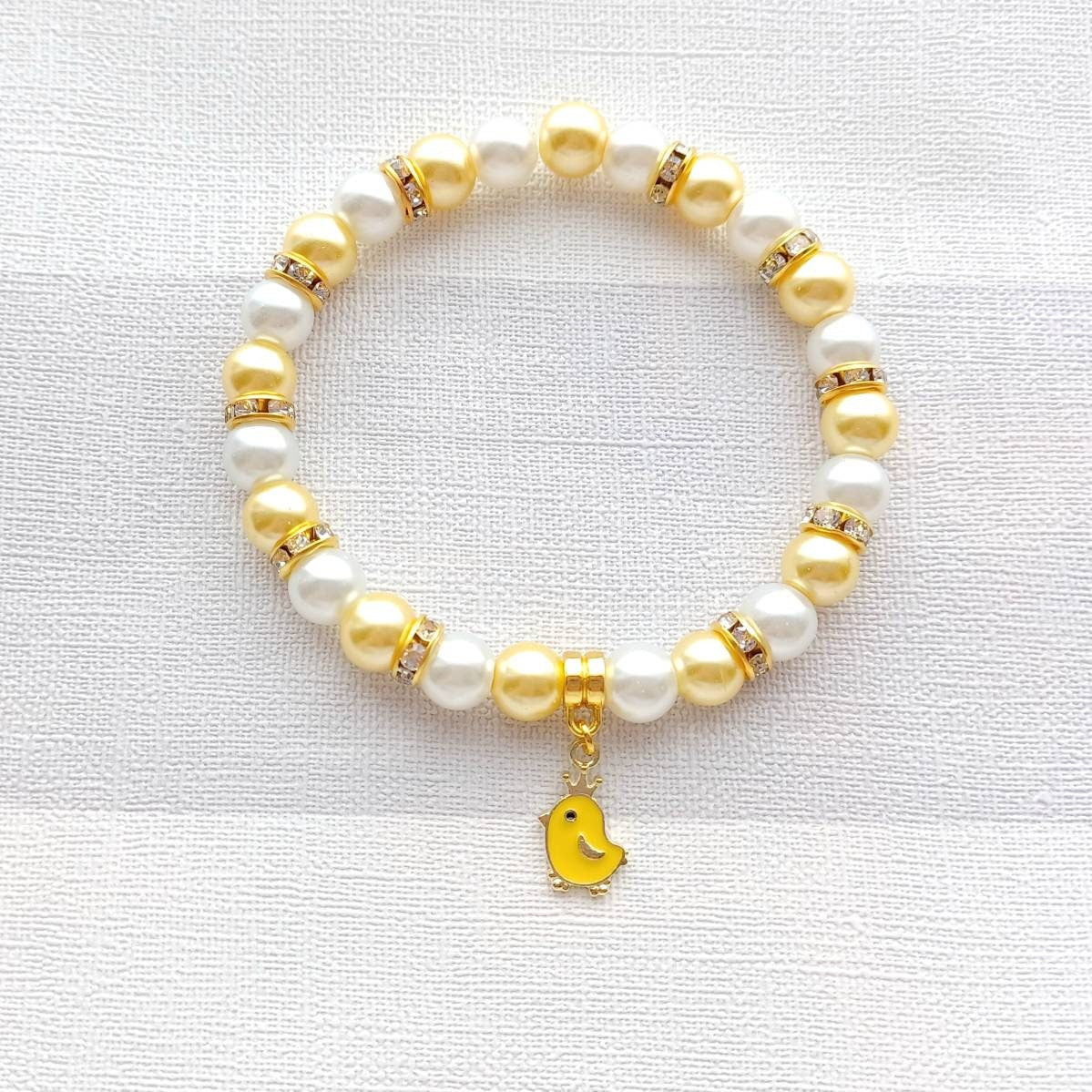 Chick bracelet, easter jewellery, chicken bracelet, animal lover present, cute gifts for girls