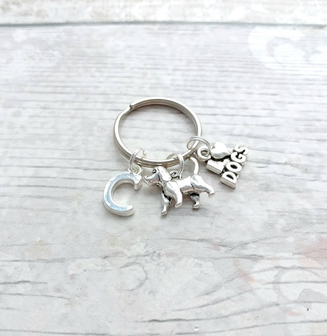 Dog keyring, dog keepsake, animal lover, dog groomer gift, fathers day present, memorial present pet loss
