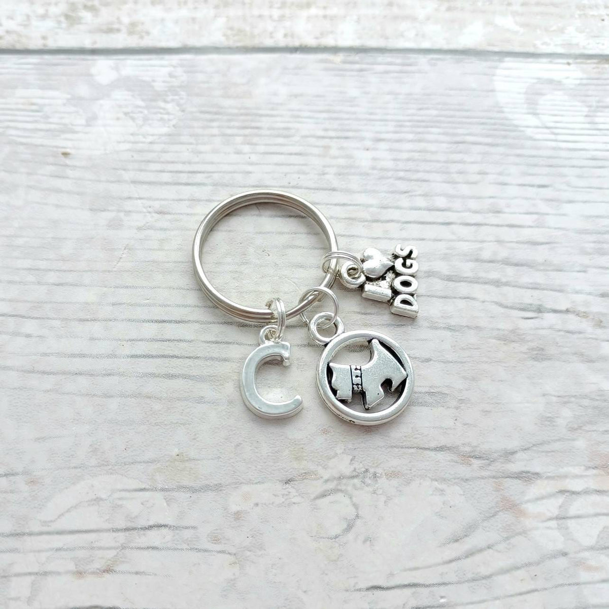 Dog keyring, dog keepsake, animal lover, dog groomer gift, fathers day present, memorial present pet loss