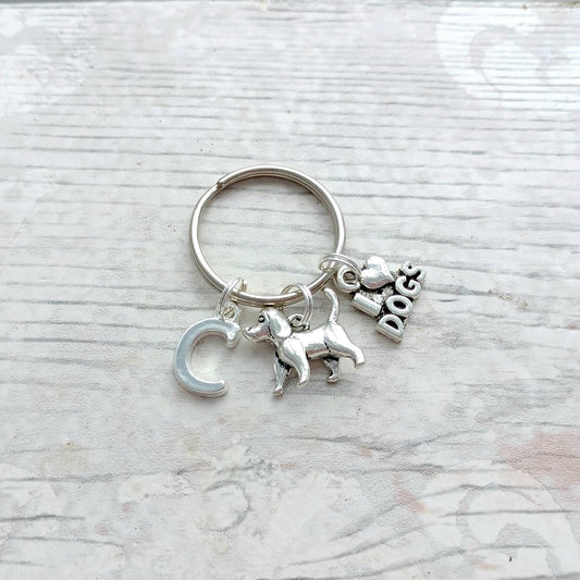 Dog keyring, dog keepsake, animal lover, dog groomer gift, fathers day present, memorial present pet loss