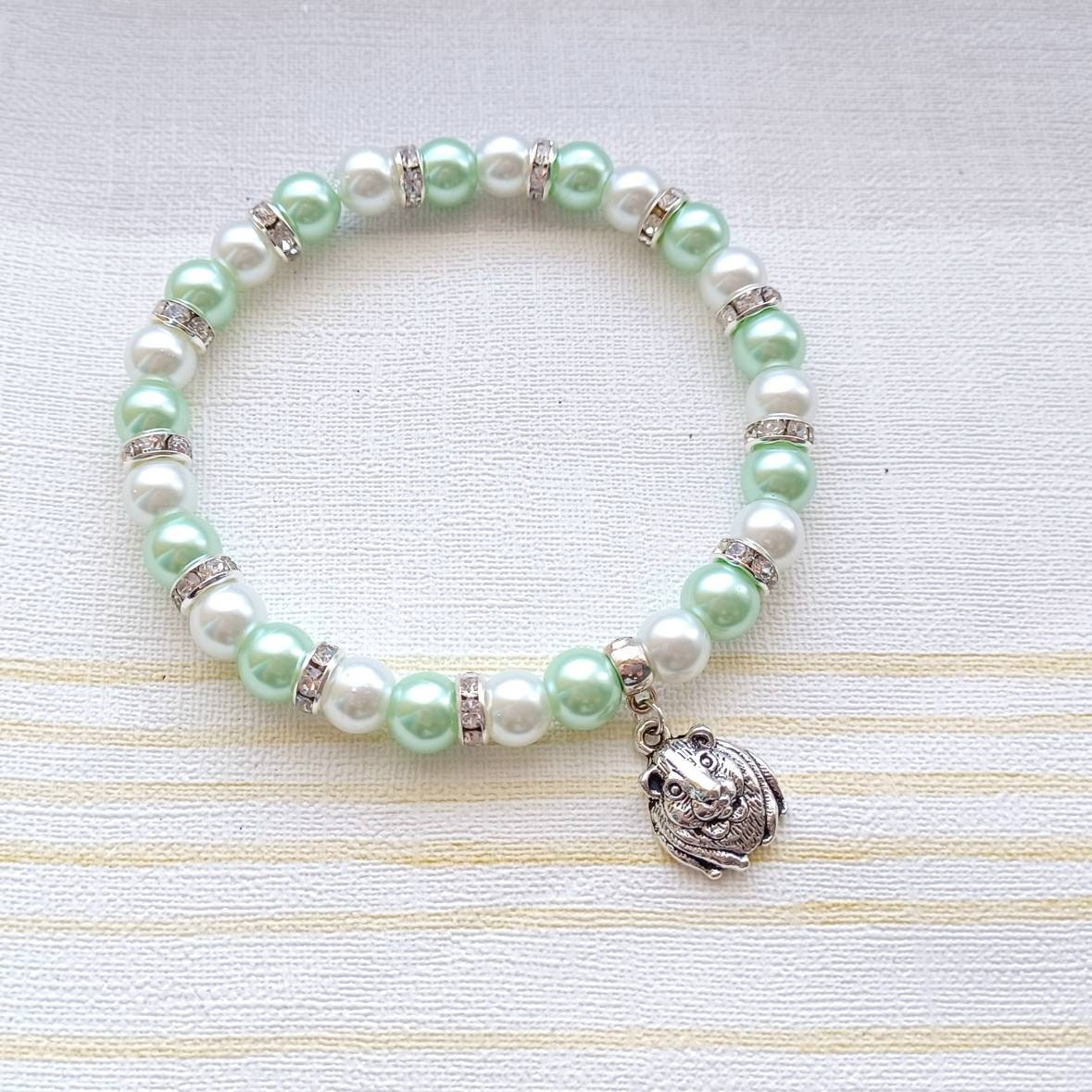 Guinea pig bracelet, pet jewellery, pig accessory, hamster bracelet, animal jewellery, cute gifts for girls, memorial present