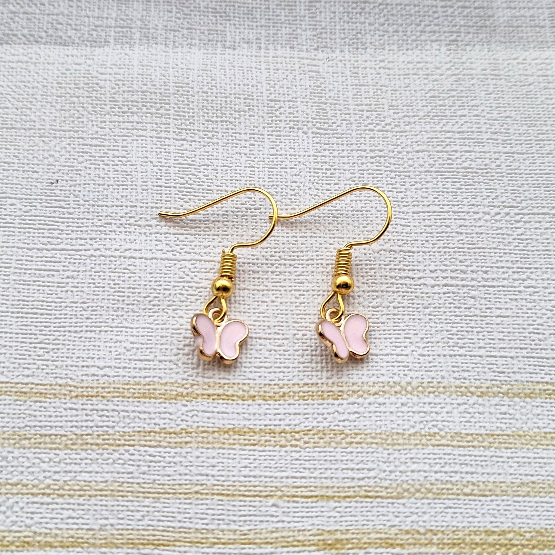 Butterfly earrings, insect jewellery, bug lover, gift for her birthday, present for anniversary