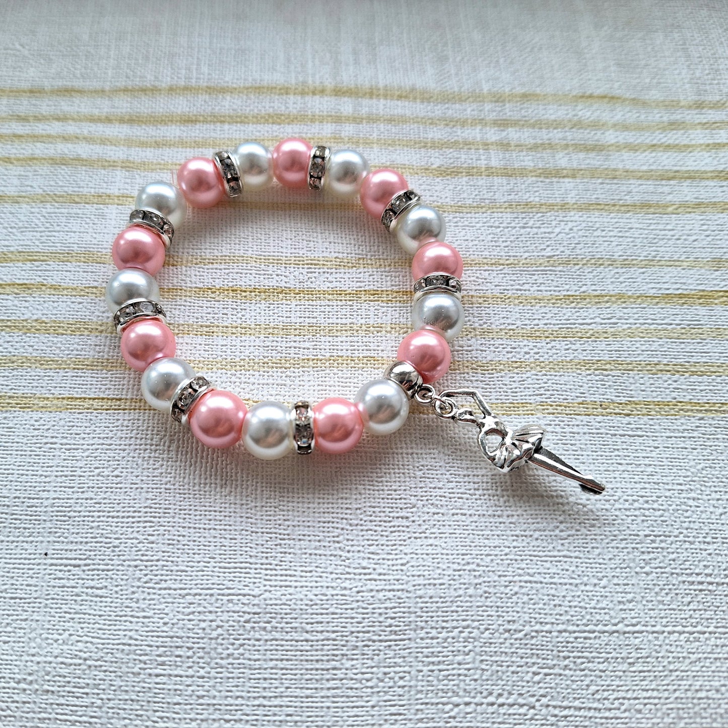 Ballerina bracelet, dancer jewellery, dance jewelry, ballet present, friendship bracelet