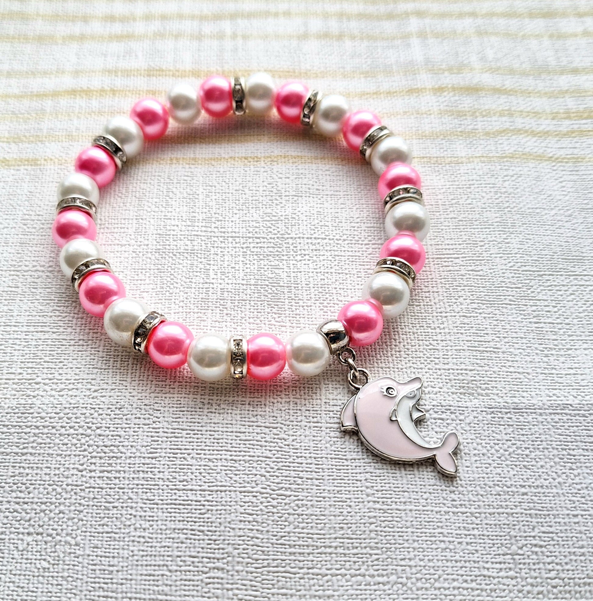 Dolphin bracelet, sea creature jewellery, nautical gift, animal lover, sealife present for her, girly gift for friend