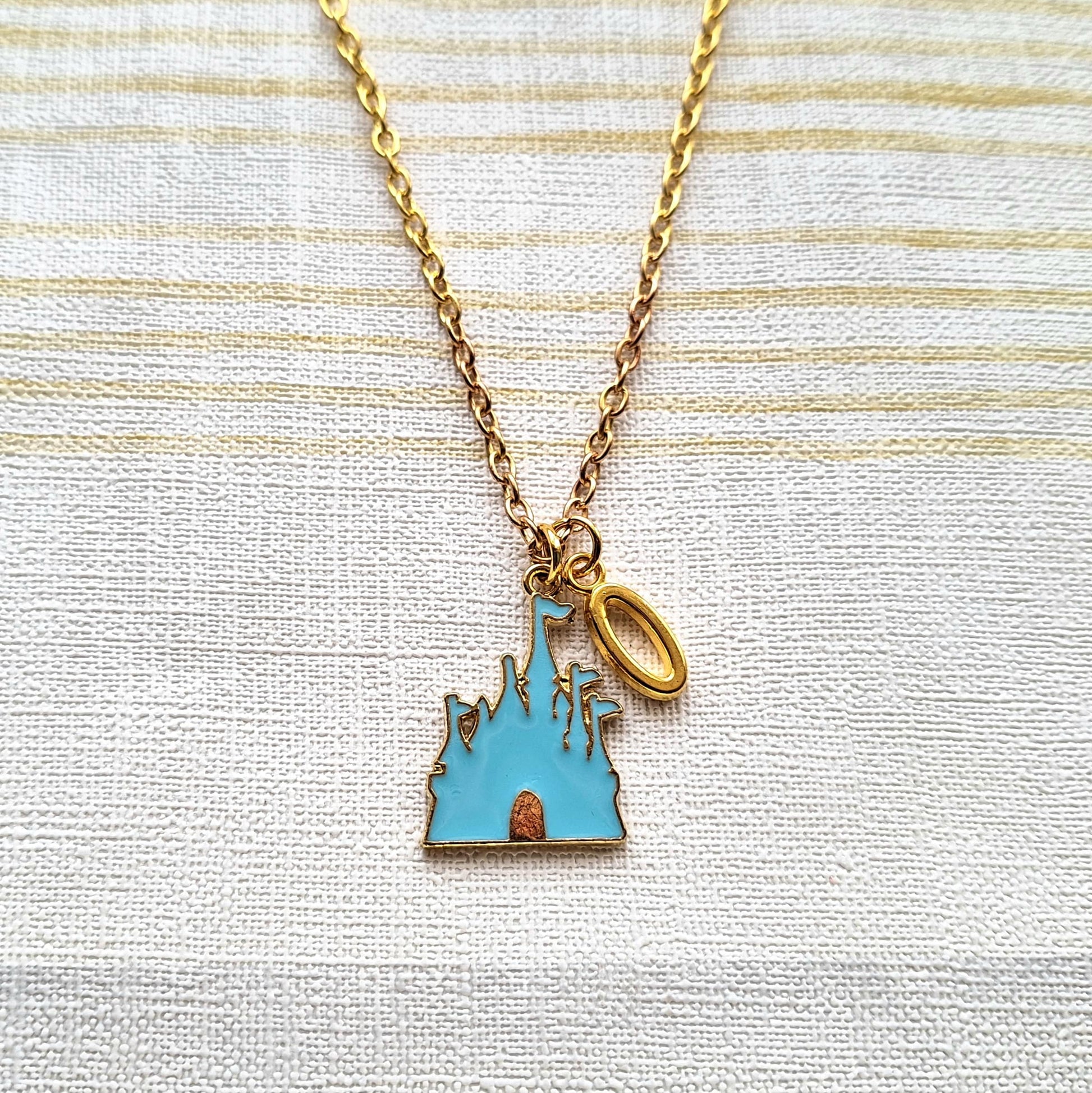 Castle necklace, my dream house jewellery, new home gift, magical fairytale house, princess jewelry