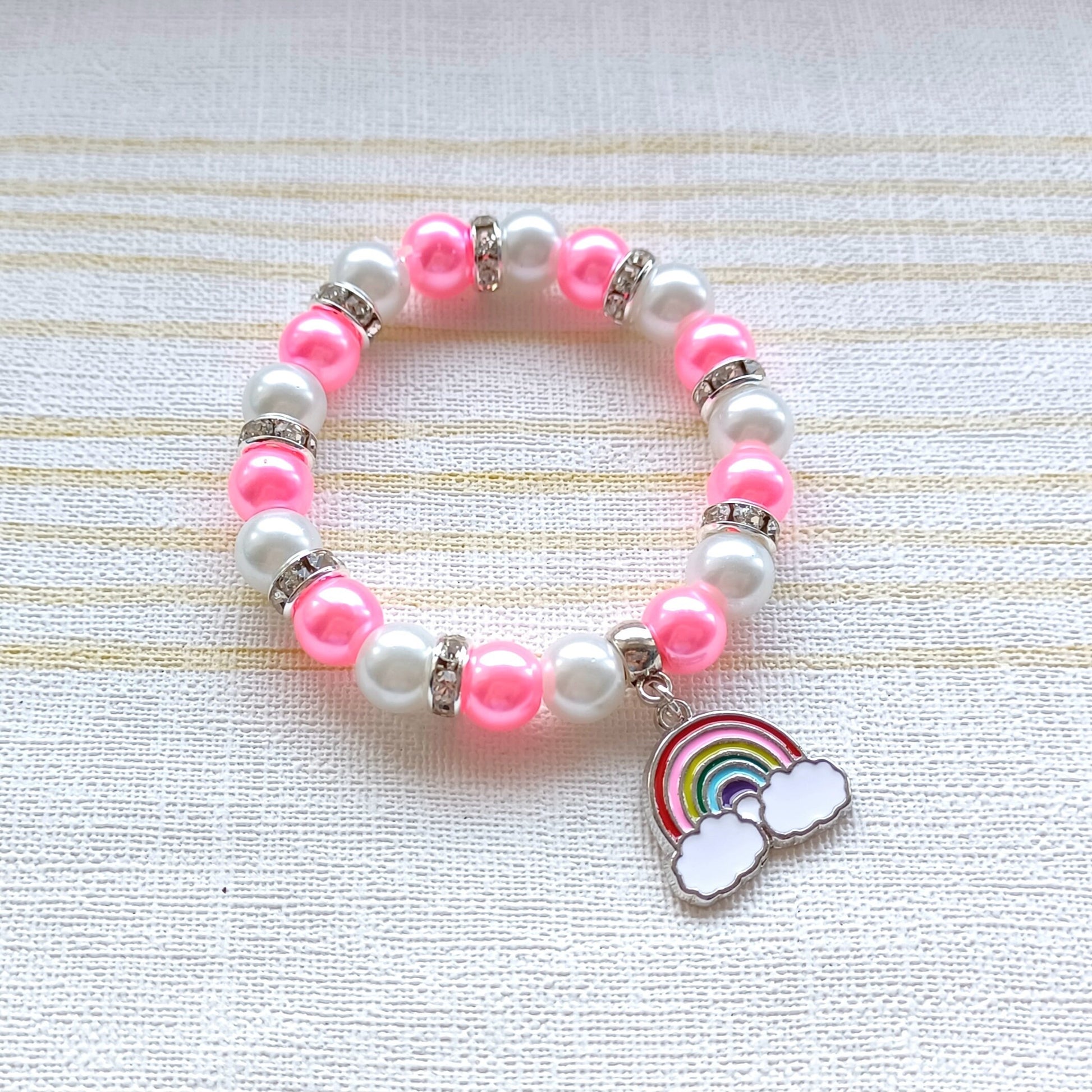 Rainbow bracelet, rainbow jewellery, colourful beaded bracelet, friendship jewellery, pride jewellery, rainbow present