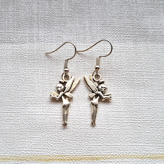 Fairy earrings, whimsical jewellery, tooth fairy gift, fantasy princess jewellery, present for girls