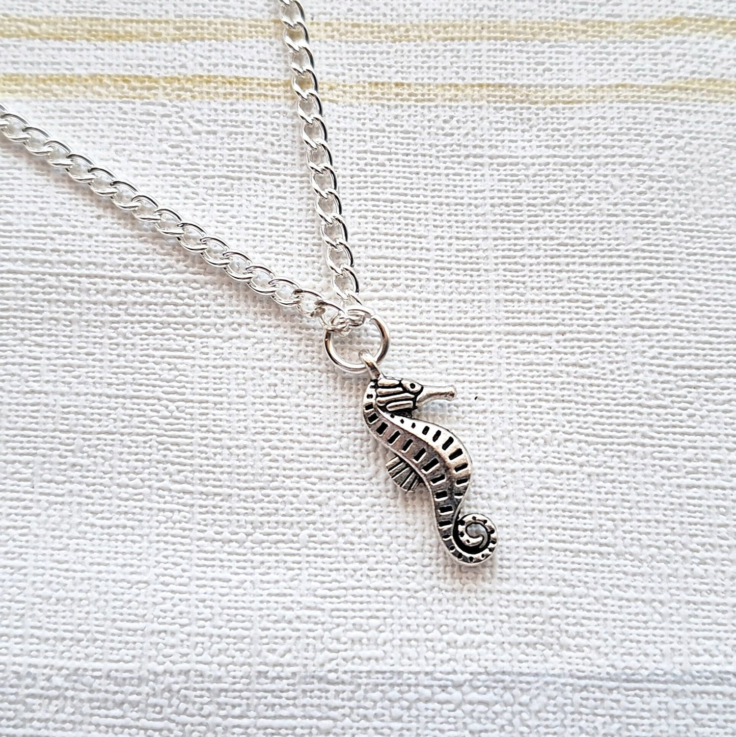 Seahorse necklace, nautical necklace, sea creature lover, sealife gift for girls, ocean jewelry, summer jewellery