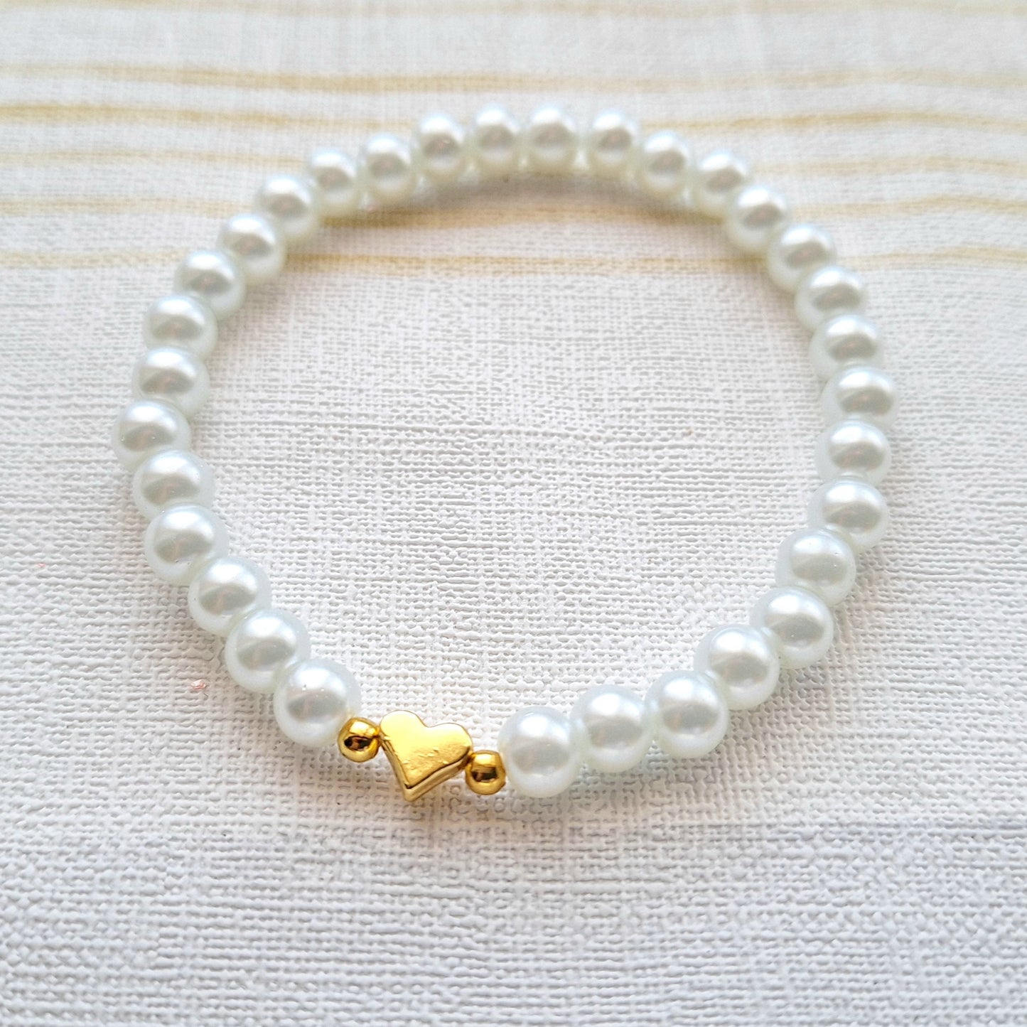 Heart bracelet, bride jewelry, valentines day gift, bridal jewellery, flowergirl bracelet, bridesmaid gift