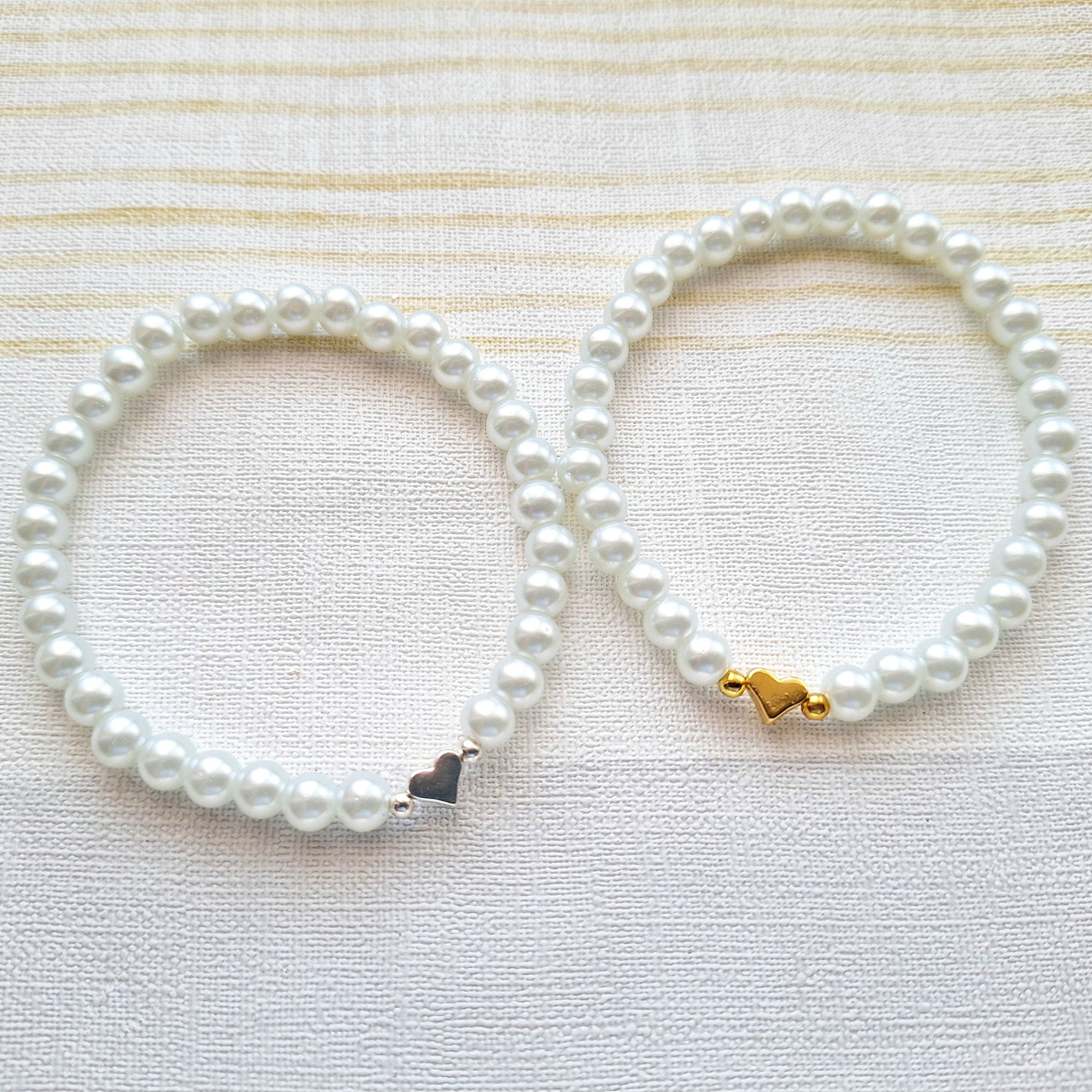 Heart bracelet, bride jewelry, valentines day gift, bridal jewellery, flowergirl bracelet, bridesmaid gift