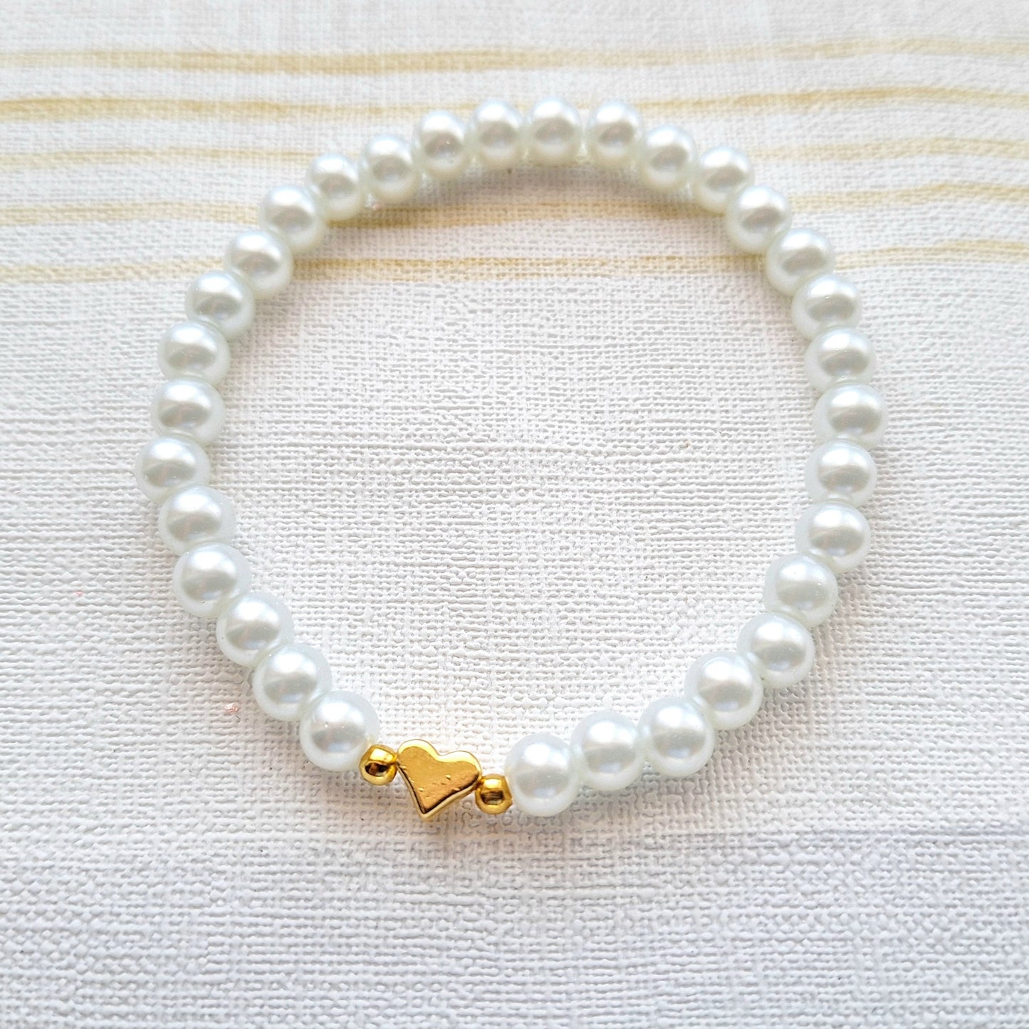Heart bracelet, bride jewelry, valentines day gift, bridal jewellery, flowergirl bracelet, bridesmaid gift