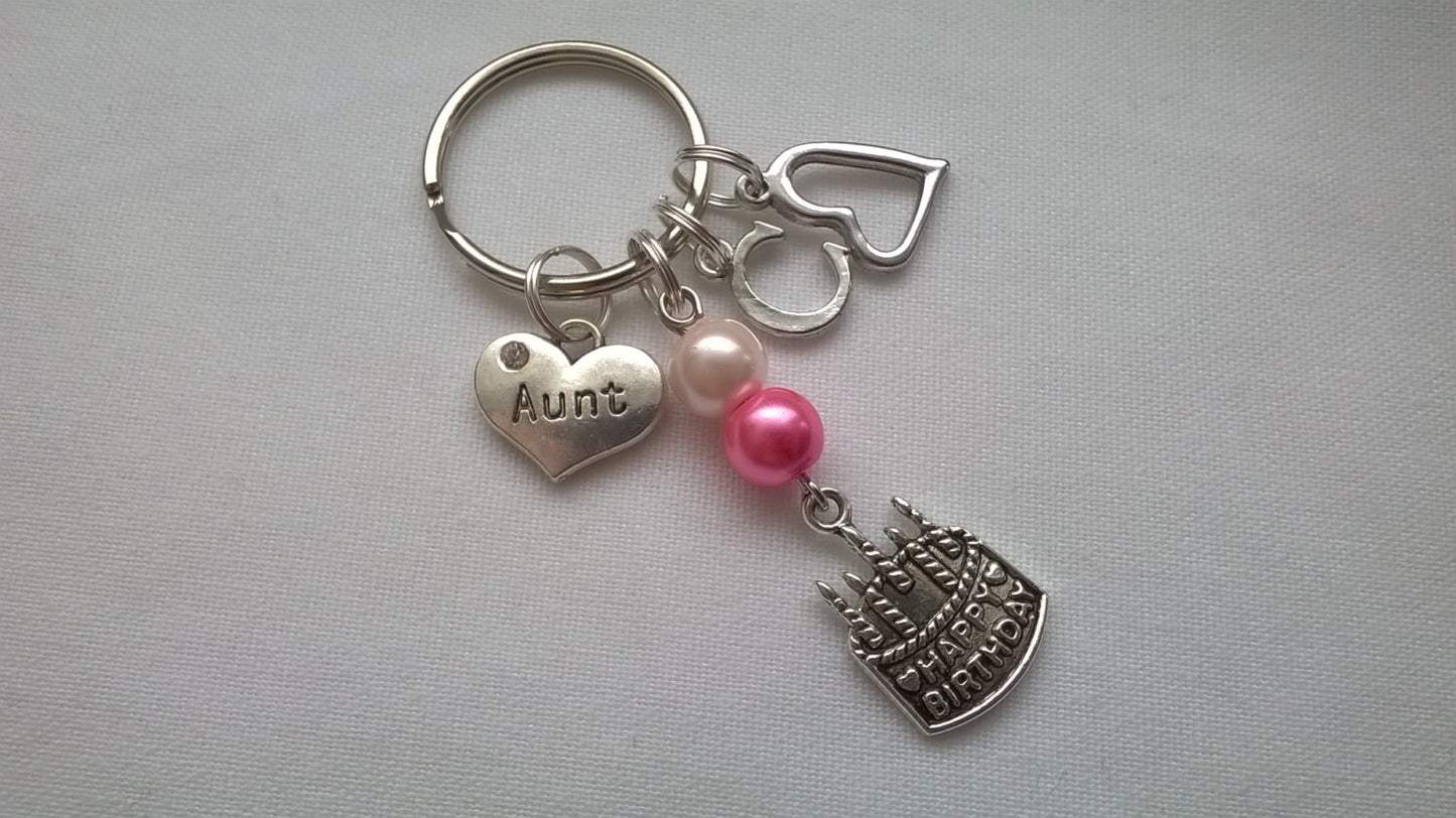 birthday keyring, happy birthday bag charm, personalised bagcharm, 18th 16th sweet sixteen keychain, 21st birthday, 30th birthday, 50th 60th